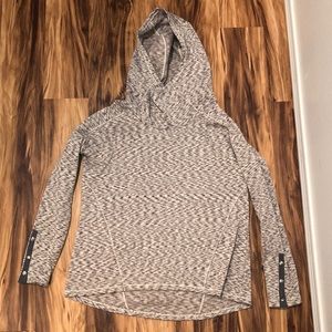 Cowl Neck Sweater with a hood